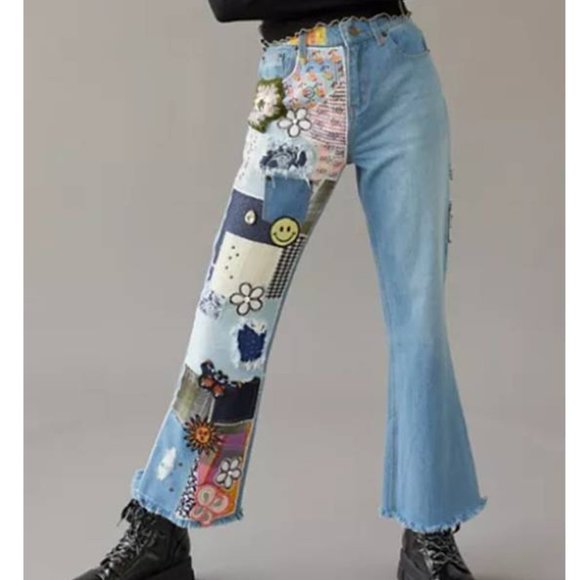 BDG High-Waisted Flare Crafted Cotton Jean - Picture 2 of 4